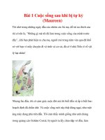 Bài 1 Cuộc sống sau khi bị tự kỷ (Maureen) pps