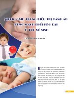 NITRIC OCID TRONG ĐIỀU TRỊ TĂNG ÁP ĐỘNG MẠCH PHỔI KÉO DÀI Ở TRẺ SƠ SINH potx