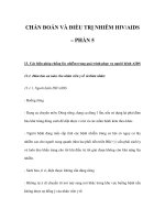CHẨN ĐOÁN VÀ ĐIỀU TRỊ NHIỄM HIV/AIDS – PHẦN 5 ppt