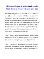 XÂY DỰNG CHỦ NGHĨA XÃ HỘI Ở MIỀN BẮC VÀ ĐẤU TRANH CHỐNG MĨ – NGỤY Ở MIỀN NAM (1954-1965)_6 pdf