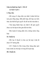 Giáo án hình học lớp 8 - Tiết 48 LUYỆN TẬP docx