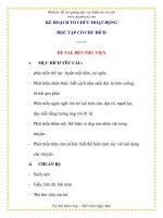 Giáo án chương trình đổi mới ĐỀ TÀI: ĐẾN THƯ VIỆN doc