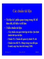 Bài giảng công nghệ phần mềm : Các chủ đề khác trong SE part 4 pot