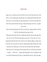 Kể chuyện bé nghe: TÍCH CHU ppt