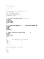 1500 Câu Trắc Nghiệm - Bằng C_10 ppsx