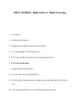 TRẮC NGHIỆM - Bệnh tuyến vú - Bệnh cổ tử cung docx