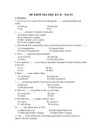 ĐỀ KIỂM TRA HỌC KỲ II – Test 14 ppt