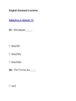 English Grammar''''s archiveAdjective or Adverb_01 pdf