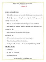 Giáo án chương trình mới: Lớp Chồi Xuân đã về ppt