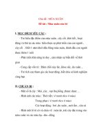 Chủ đề : MÙA XUÂN Đề tài : Mùa xuân của bé ppt