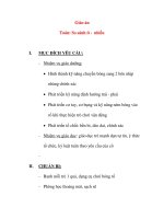 Giáo án chương trình đổi mới So sánh ít - nhiều ppt