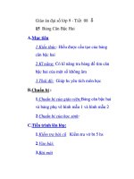 Giáo án đại số lớp 9 - Tiết 08 Bảng Căn Bậc Hai potx