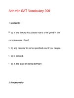 Anh văn SAT Vocabulary-009 ppsx