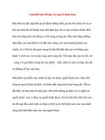 Giáo dục kỹ năng sống mầm non: Làm thế nào để dạy trẻ quyết đoán hơn ppt