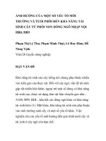 BÁO CÁO KHOA HỌC: 