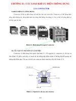 GIÁO TRÌNH MÁY ĐIỆN KHÍ CỤ ĐIỆN - PHẦN II KHÍ CỤ ĐIỆN - CHƯƠNG 2 pptx