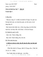 Giáo án hình học lớp 7 - Tiết 39: Luyện tập 2 pps