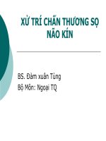 XỬ TRÍ CHẤN THƯƠNG SỌ NÃO KÍN ppsx