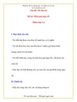 Giáo án chương trình mới: Lớp lá Đề tài: Mâm quả ngày tết pptx