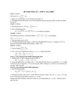 Đề thi tham khảo số 1 năm 2007, khối D pot