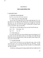 Giáo trình bảo quản nông sản - Chương 10 bảo quản nông sản pptx