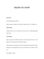 BẠCH CẦU GIẢM pptx