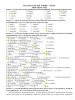 BÀI LUYỆN THI TỐT NGHIỆP - TEST 8 MÔN:TIẾNG ANH pdf
