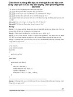 Giáo trình hướng dẫn tạo ra những kiểu dữ liệu mới bằng việc tạo ra các lớp đối tượng theo phương thức đa hình p1 pot