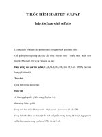 THUỐC TIÊM SPARTEIN SULFAT pdf