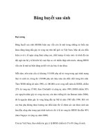 Băng huyết sau sinh pps