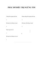 PHÁC ĐỒ ĐIỀU TRỊ NGỪNG TIM ppsx