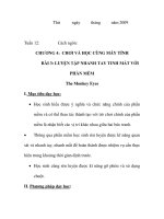 GIÁO ÁN MÔN TIN HỌC CHƯƠNG 4: CHƠI VÀ HỌC CÙNG MÁY TÍNH BÀI 3: LUYỆN TẬP NHANH TAY TINH MẮT VỚI PHẦN MỀM The Monkey Eyes docx