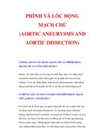 PHÌNH VÀ LÓC ĐỘNG MẠCH CHỦ (AORTIC ANEURYSMS AND AORTIC DISSECTION) pot