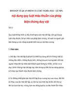 CHỦ NGHĨA MÁC - LÊ NIN: nội dung quy luật mâu thuẫn pptx