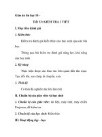Giáo án tin học 10 - Tiết 33: KIỂM TRA 1 TIẾT pdf