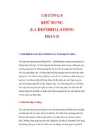CHƯƠNG 8 KHỬ RUNG (LA DEFIBRILLATION) PHẦN II ppsx