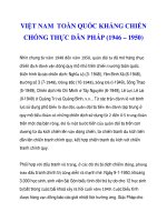 VIỆT NAM TOÀN QUỐC KHÁNG CHIẾN CHỐNG THỰC DÂN PHÁP (1946 – 1950)_5 pps
