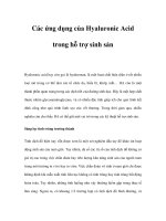 Các ứng dụng của Hyaluronic Acid trong hỗ trợ sinh sản ppsx