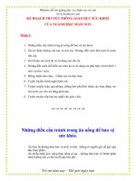 Giáo án giảng dạy khối lớp Lá: Tháng 1 potx