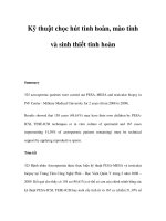 Kỹ thuật chọc hút tinh hoàn, mào tinh và sinh thiết tinh hoàn docx