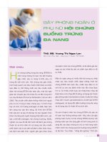 GÂY PHÓNG NOÃN Ở PHỤ NỮ HỘI CHỨNG BUỒNG TRỨNG ĐA NANG pps