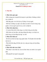 Giáo án giảng dạy lớp Chồi: Chủ đề: Bé và những sở thích ppsx