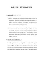 ĐIỀU TRI BỆNH CƠ TIM potx