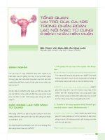 TỔNG QUAN VAI TRÒ CỦA CA-125 TRONG CHUẨN ĐOÁN LẠC NỘI MẠC TỬ CUNG docx