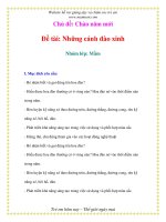 Đề tài Những cánh đào xinh pot