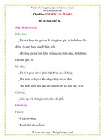 Giáo án chương trình đổi mới Đề tài:Bàn, ghế, tủ ppsx