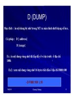 Cấu trúc máy tính và lập trình Assembly : CHƯƠNG TRÌNH GỠ RỐI DEBUG part 3 ppsx