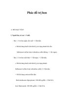 Phác đồ trị hen ppt