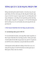 TỔNG QUÁT CÁCH MẠNG PHÁP 1789_3 ppsx