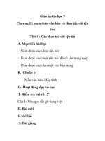 Giáo án tin học 9 - Tiết 4 : Các thao tác với tệp tin doc